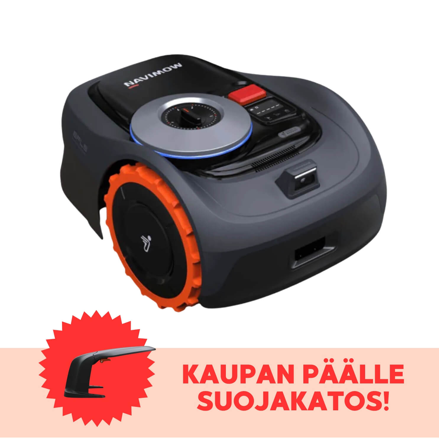 Segway Navimow i108E rajalangaton robottileikkuri + VisionFence 800 m2