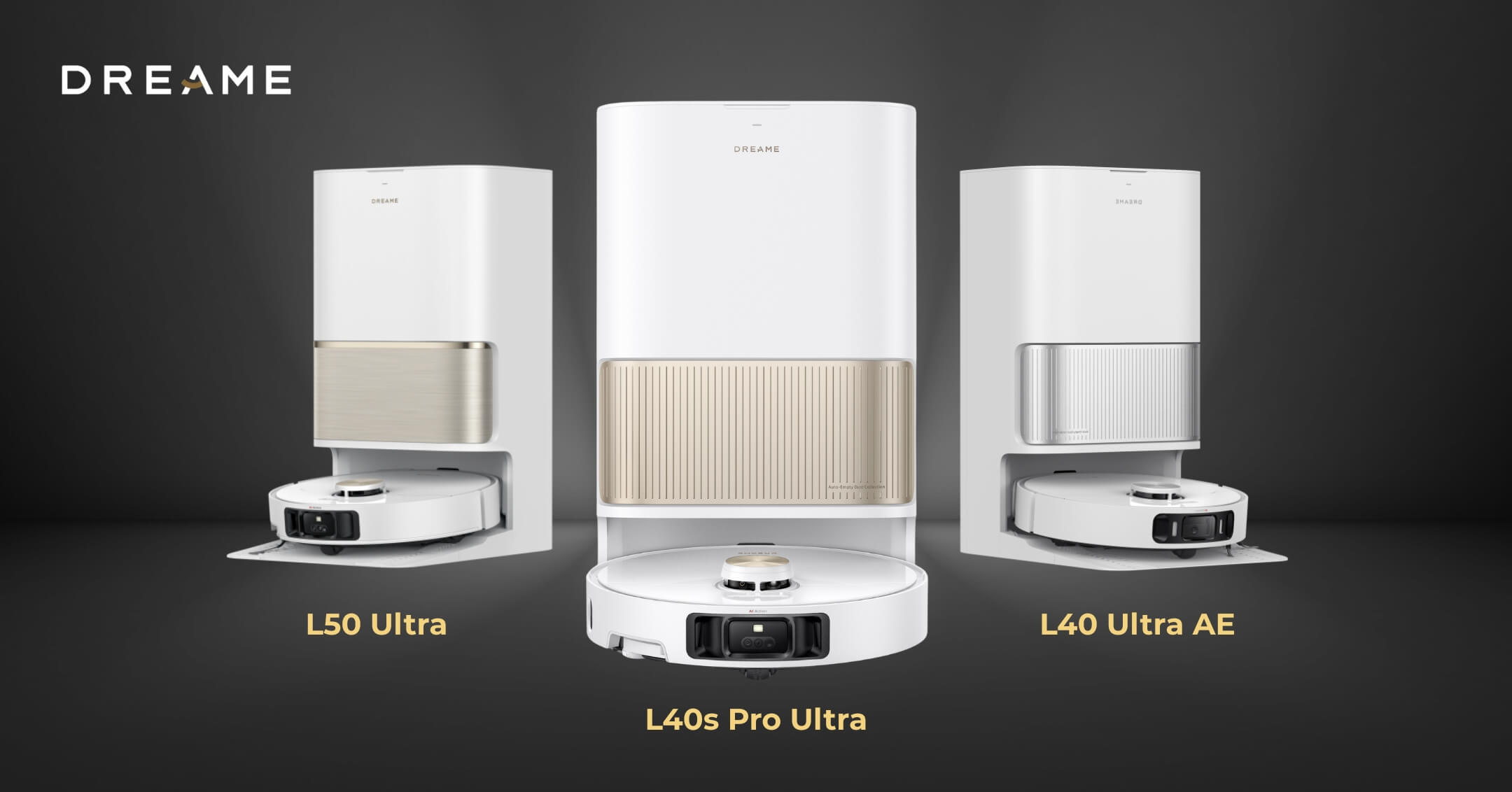 Dreame lanseerasi kolme uutta turbotykkiä: L50 Ultra, L40s Pro Ultra ja L40 Ultra AE