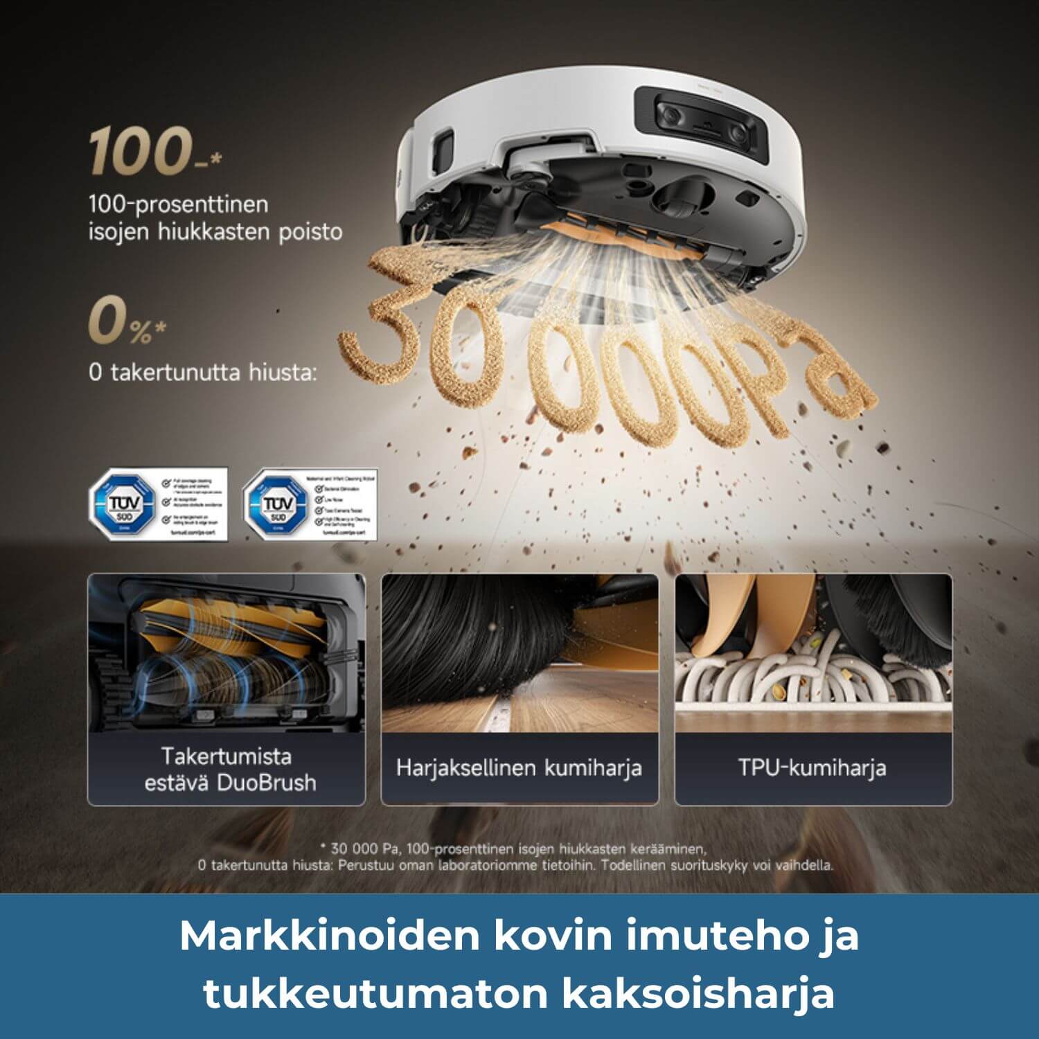 Dreame Aqua 10 Ultra Roller robotti-imuri - markkinoiden paras imuteho