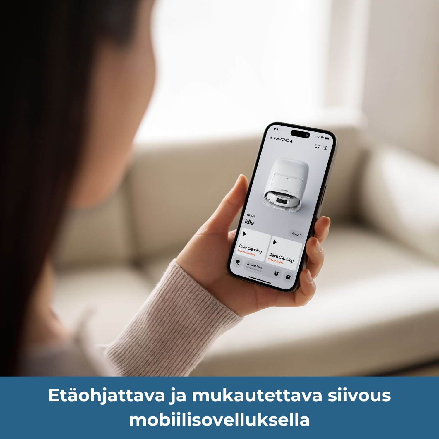 DJI ROMO A etäohjattava ja mukautettava mobiilisovelluksella