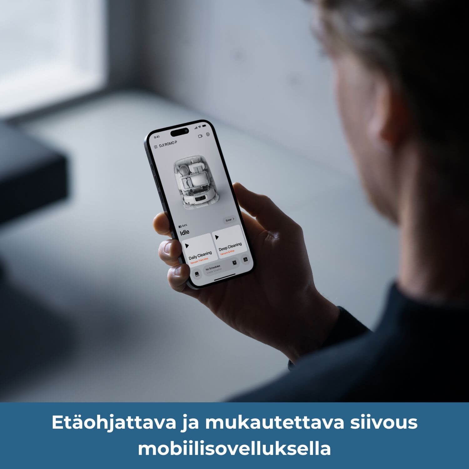 DJI ROMO P etäohjattava ja mukautettava mobiilisovelluksella