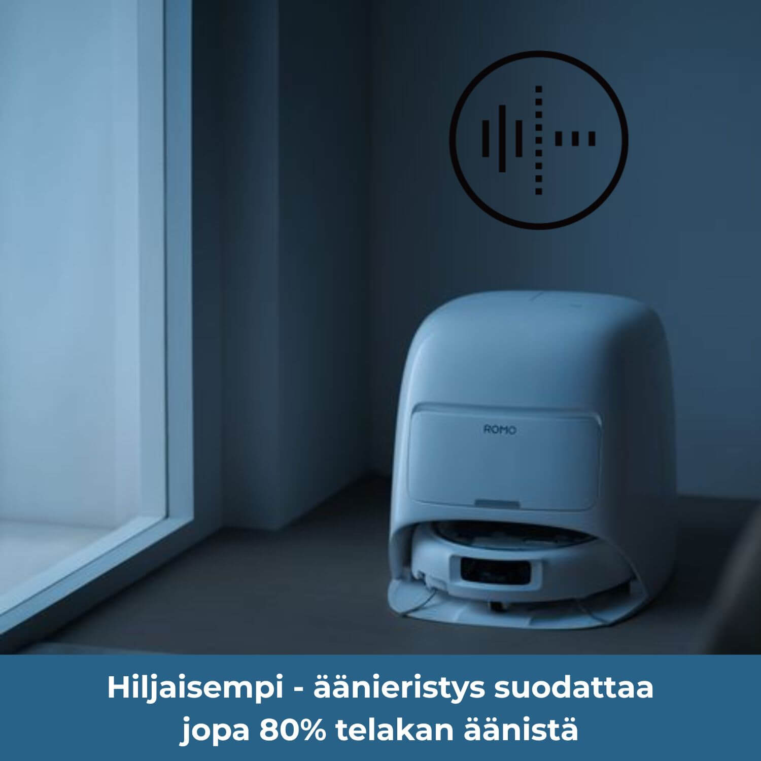 DJI ROMO A äänieristyksen ansiosta hiljaisempi