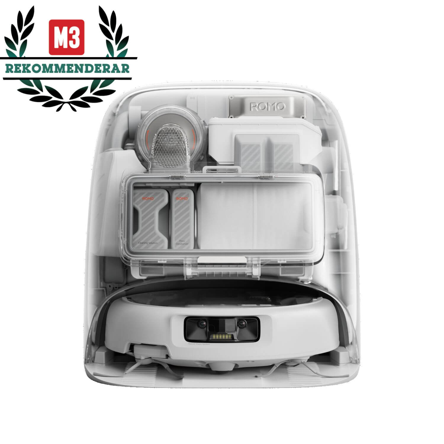 DJI ROMO P robotti-imuri & -moppi + puhdistustelakka