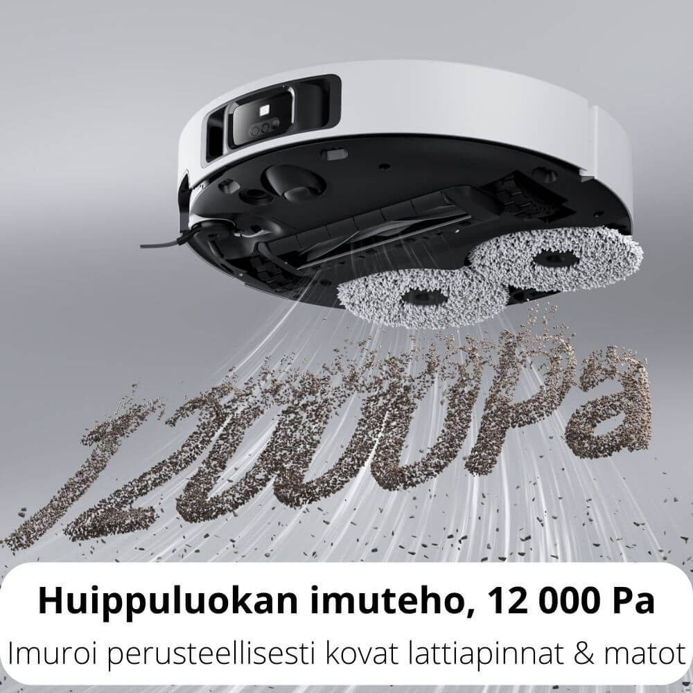 Dreame X40 Ultra robotti-imuri & -moppi + puhdistustelakka