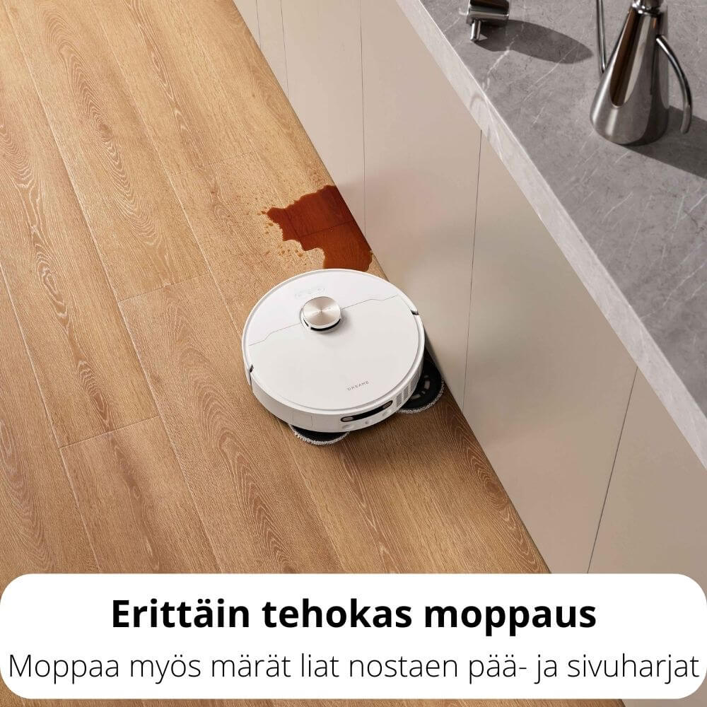 Dreame X40 Ultra robotti-imuri & -moppi + puhdistustelakka
