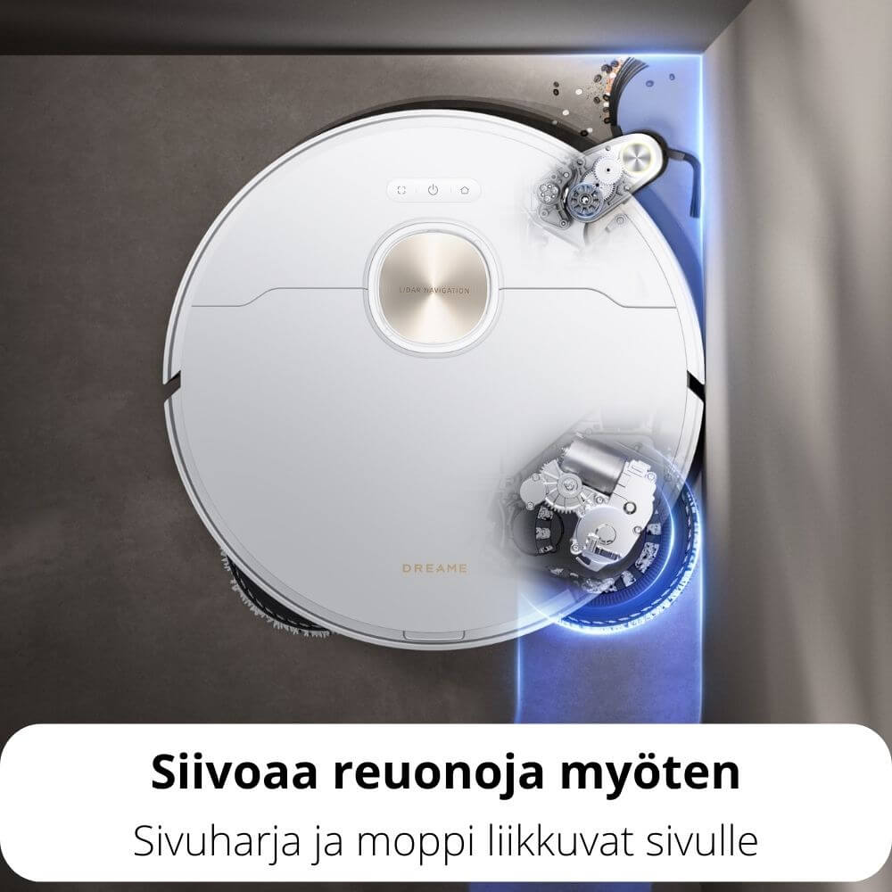 Dreame X40 Ultra robotti-imuri & -moppi + puhdistustelakka