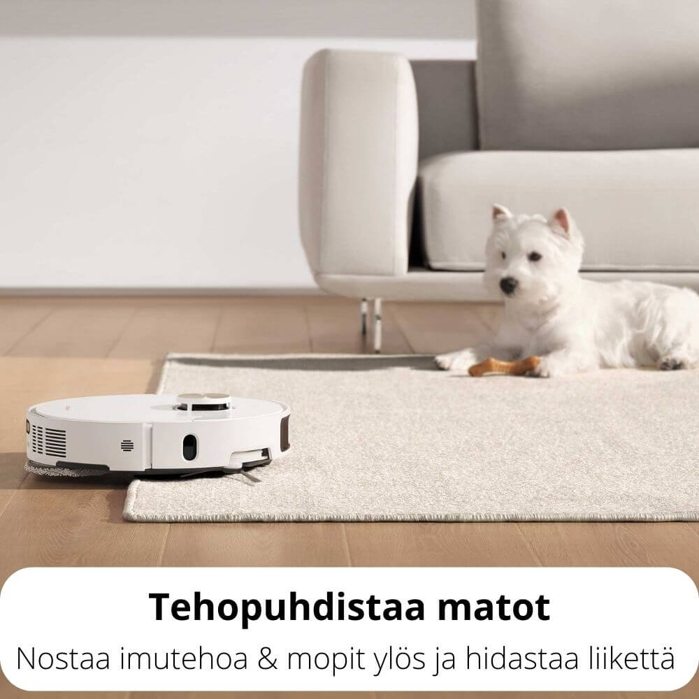 Dreame X40 Ultra robotti-imuri & -moppi + puhdistustelakka