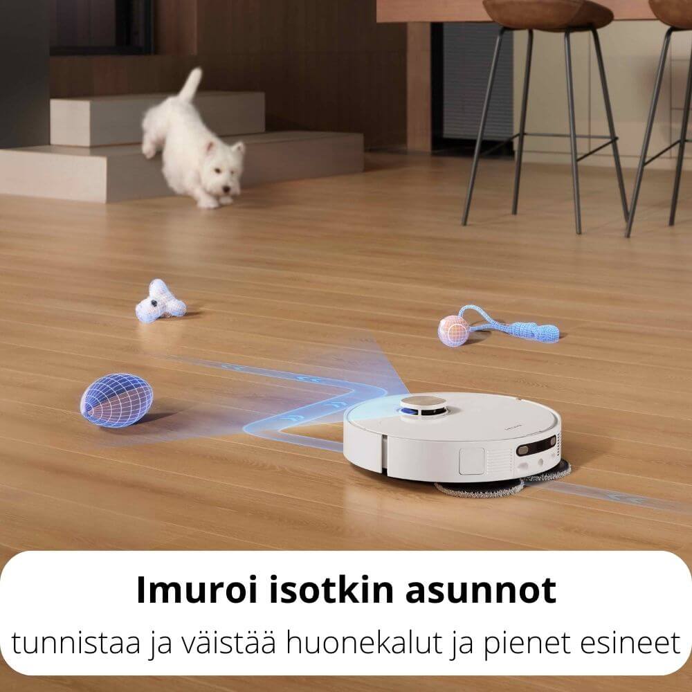Dreame X40 Ultra robotti-imuri & -moppi + puhdistustelakka