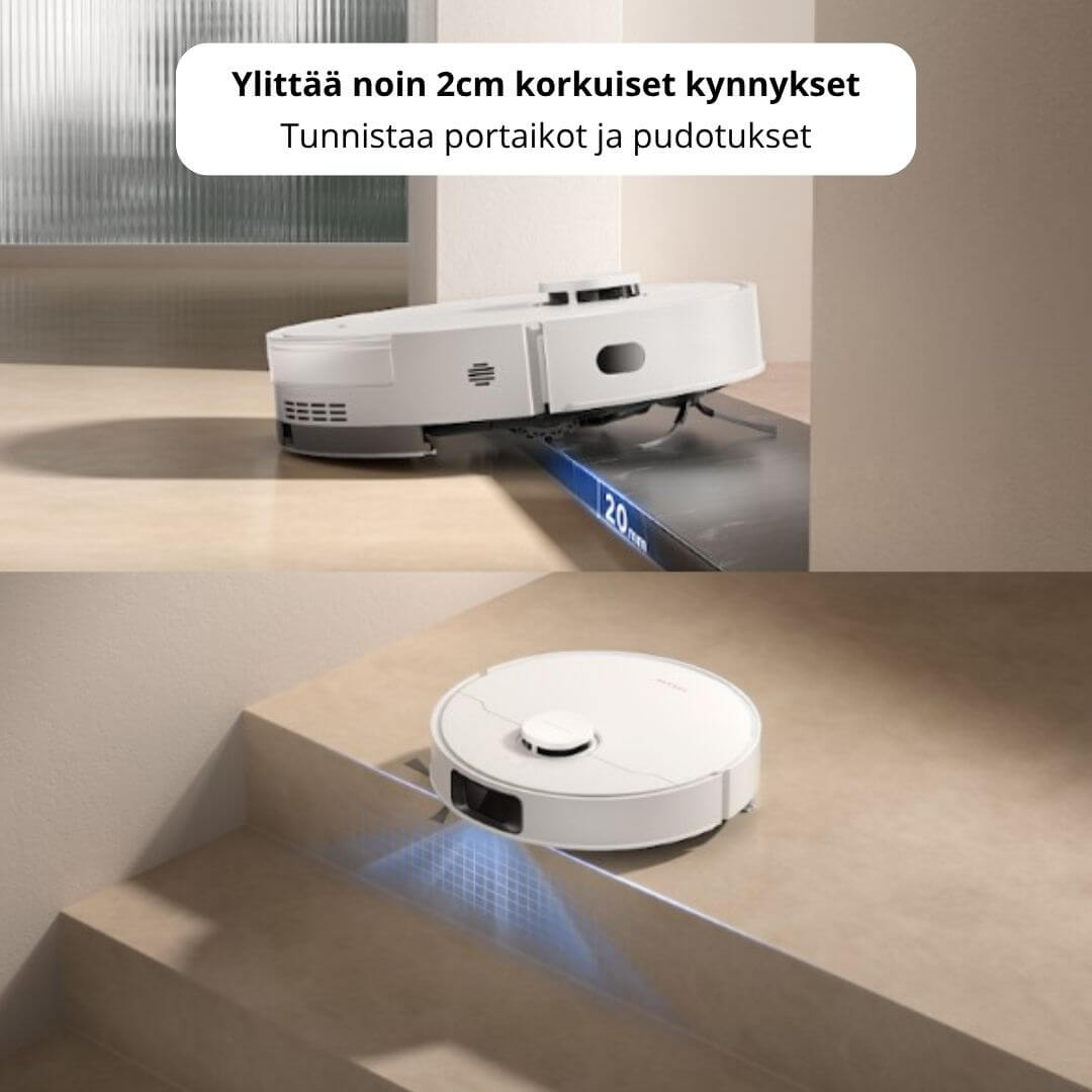 Dreame D20 Plus robotti-imuri & -moppi + tyhjennystelakka