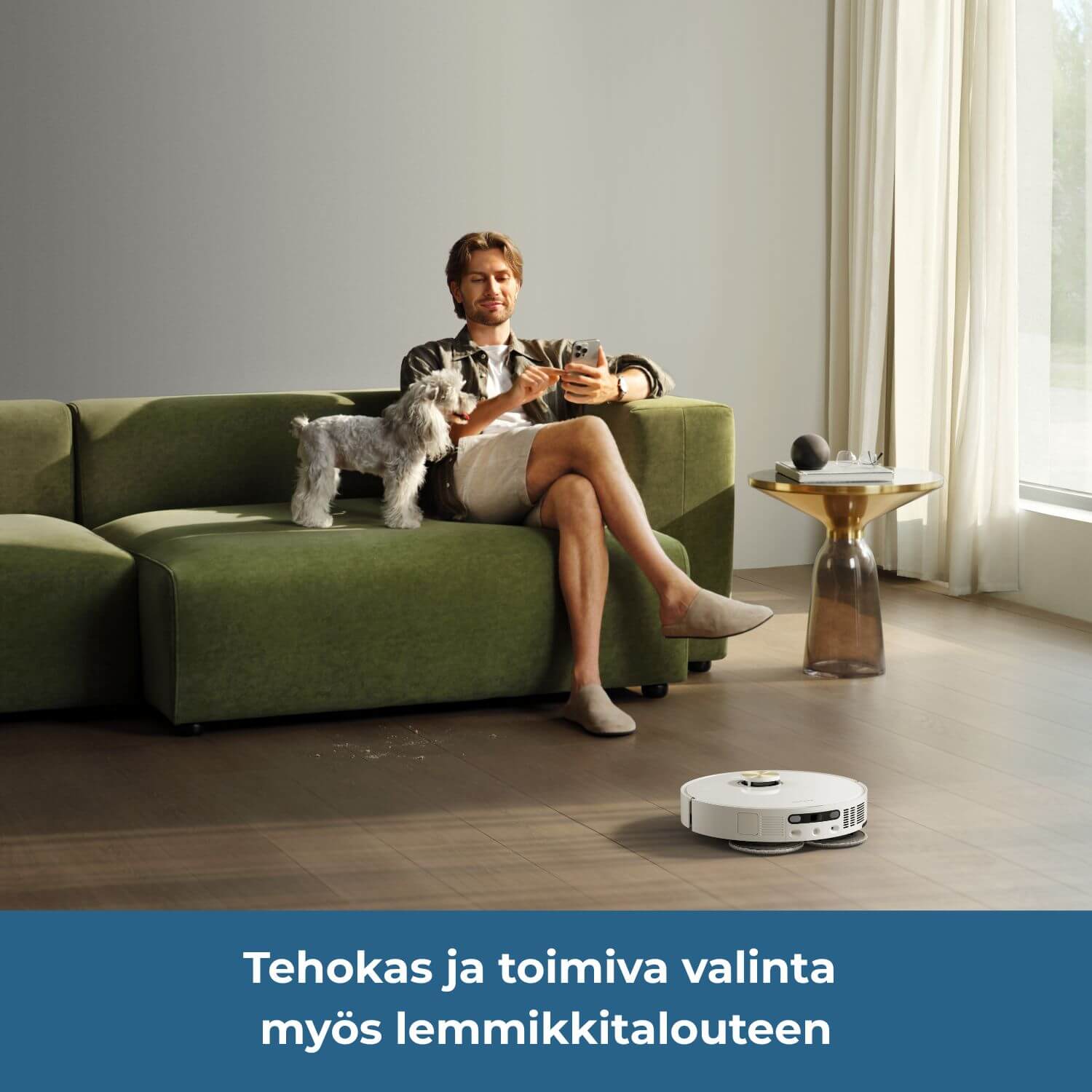 Dreame L50 Ultra AE robotti-imuri on tehokas ja toimiva valinta myös lemmikkitalouteen.