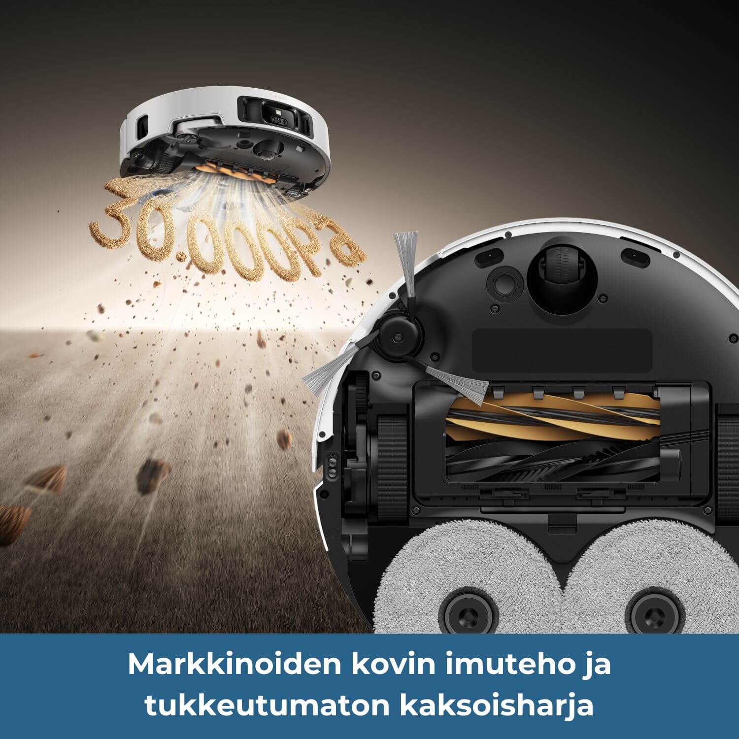 Dreame Matrix 10 Ultra robotti-imuri & -moppi + puhdistustelakka