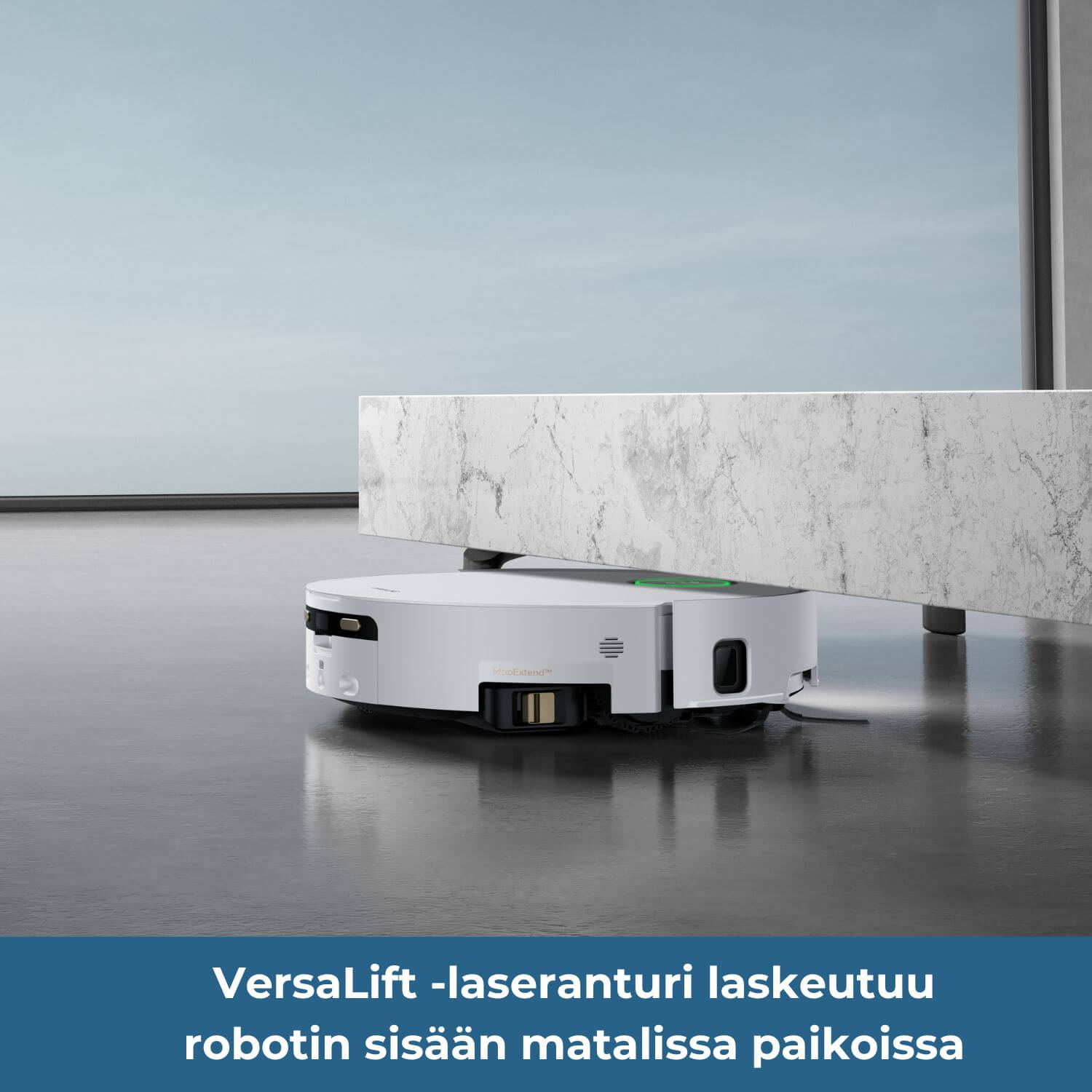 Dreame Aqua 10 Ultra Track Complete robotti-imuri & -moppi + puhdistustelakka