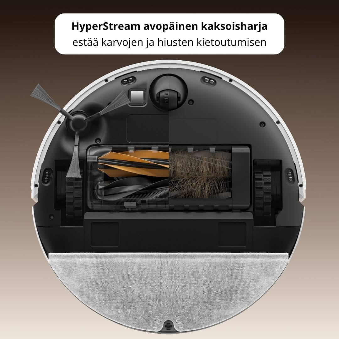 Dreame D20 Plus robotti-imuri & -moppi + tyhjennystelakka