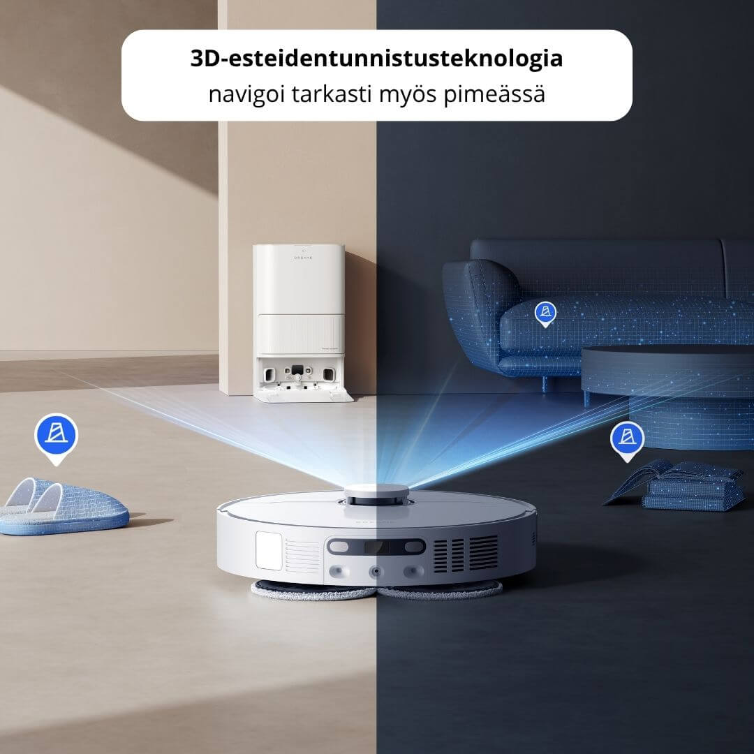 Dreame D20 Ultra robotti-imuri & -moppi + puhdistustelakka