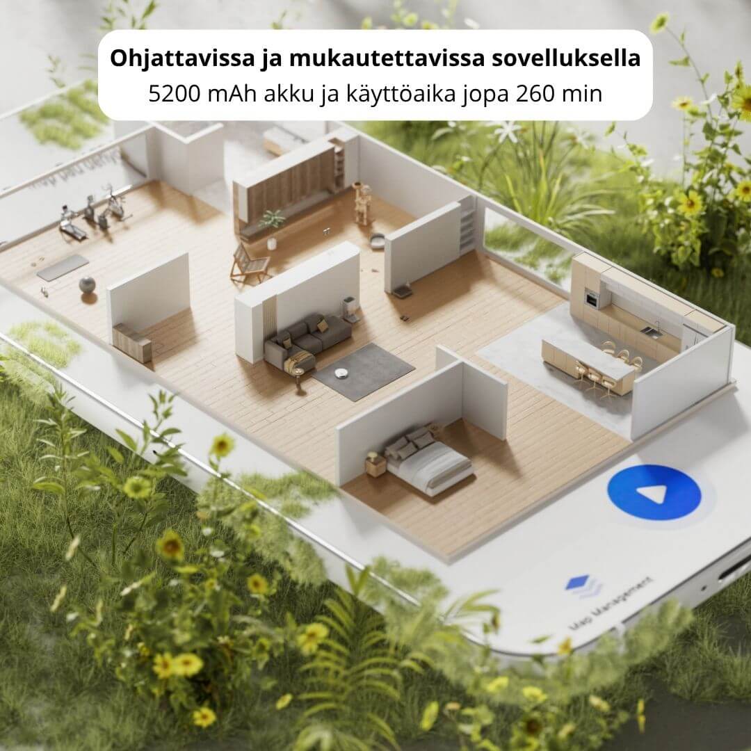 Dreame D20 Ultra robotti-imuri & -moppi + puhdistustelakka