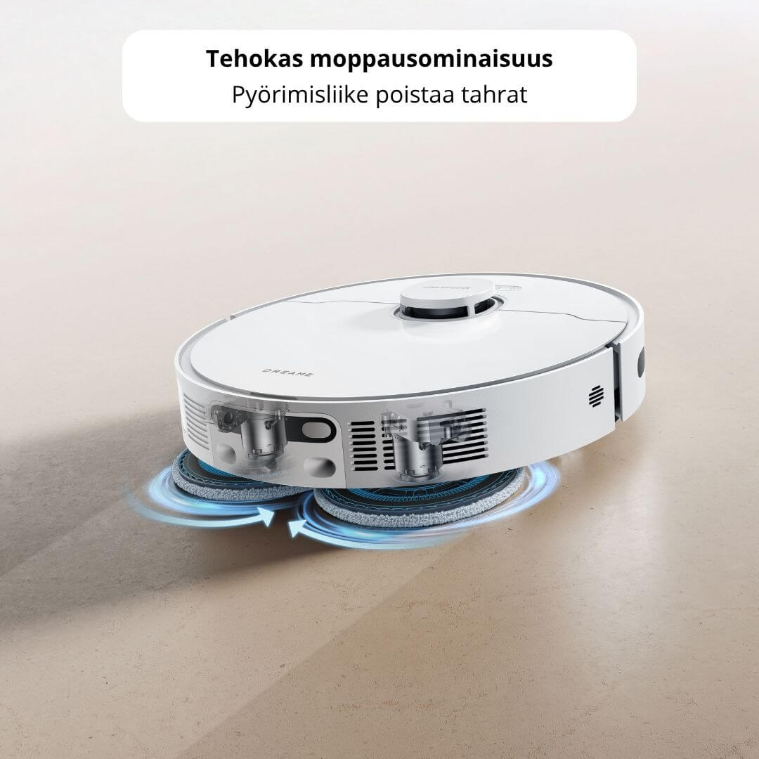 Dreame D20 Ultra robotti-imuri & -moppi + puhdistustelakka