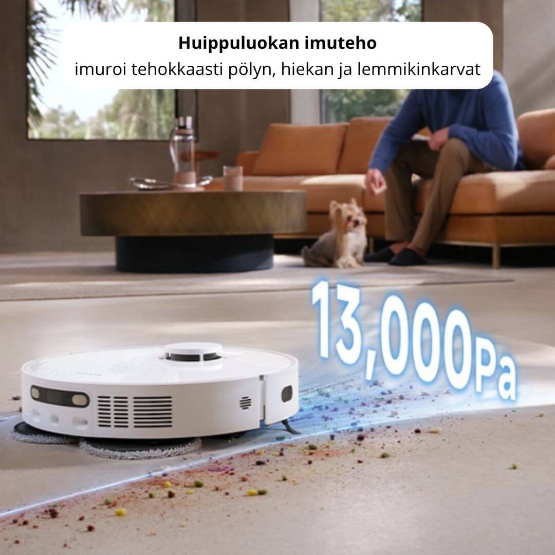 Dreame D20 Ultra robotti-imuri & -moppi + puhdistustelakka