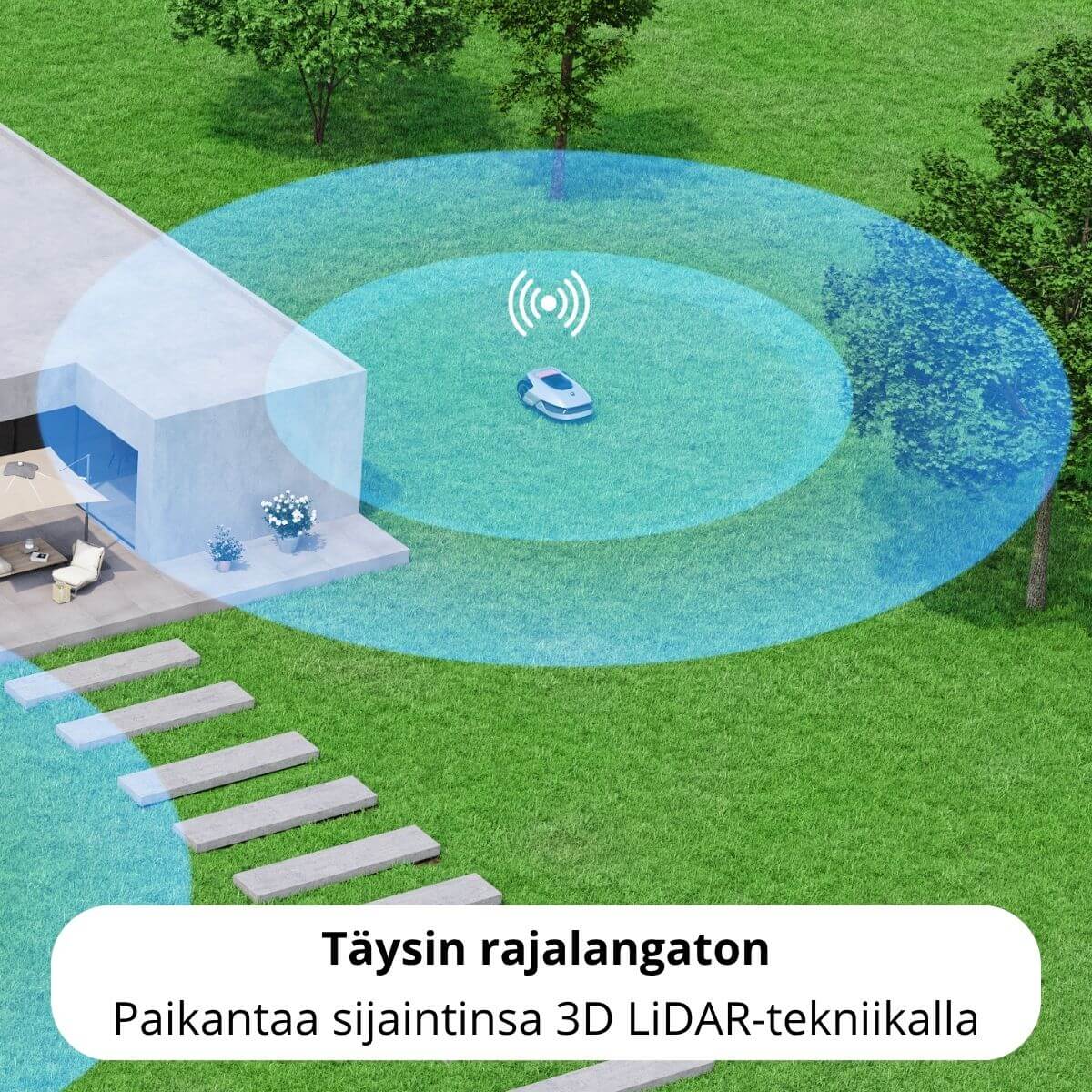 Dreame A1 Pro rajalangaton robottileikkuri (2000 m2)