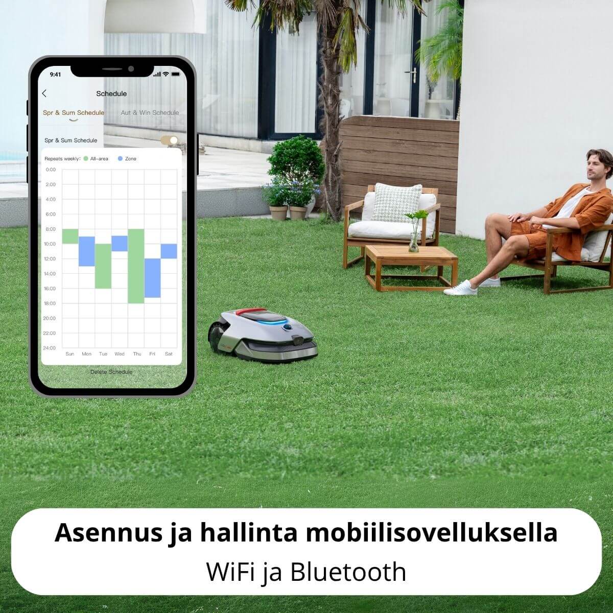 Dreame A2 rajalangaton robottileikkuri (3000 m2)