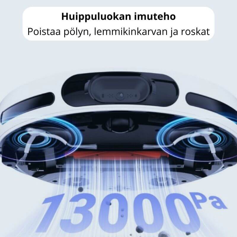 EZVIZ RS20 Max robotti-imuri & -moppi + puhdistustelakka