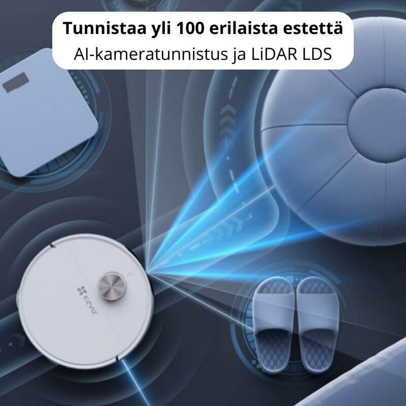 EZVIZ RS20 Max robotti-imuri & -moppi + puhdistustelakka