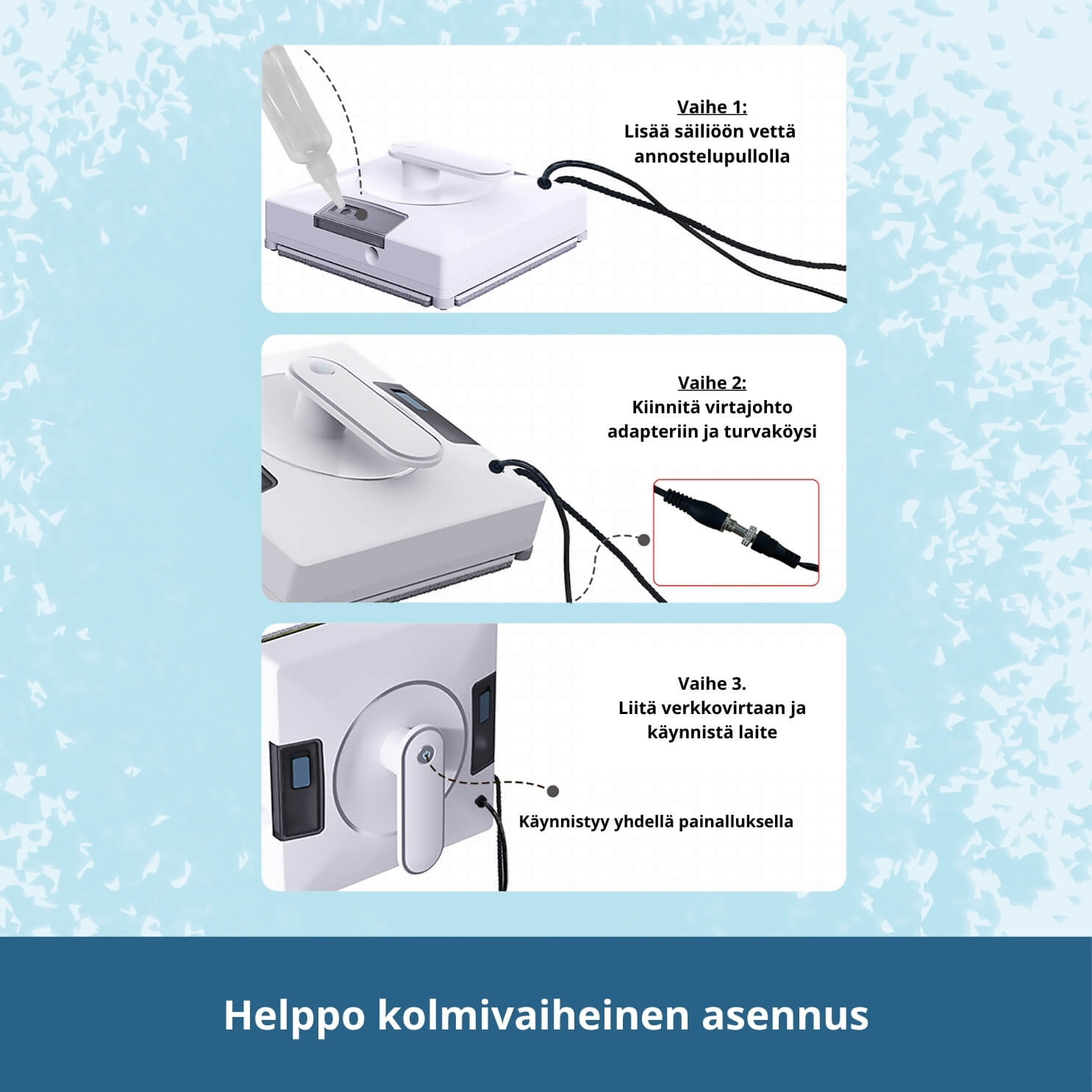 Emax Smart Home Ikkunanpesurobotti Pro