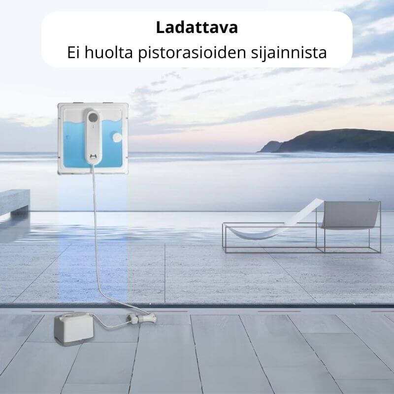 E+ ladattava virtalähde HUTT-ikkunanpesurobottiin, 5000 mAh