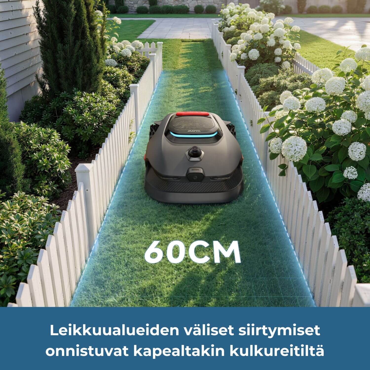 MOVA LiDAX Ultra 800 rajalangaton robottileikkuri (800 m2)