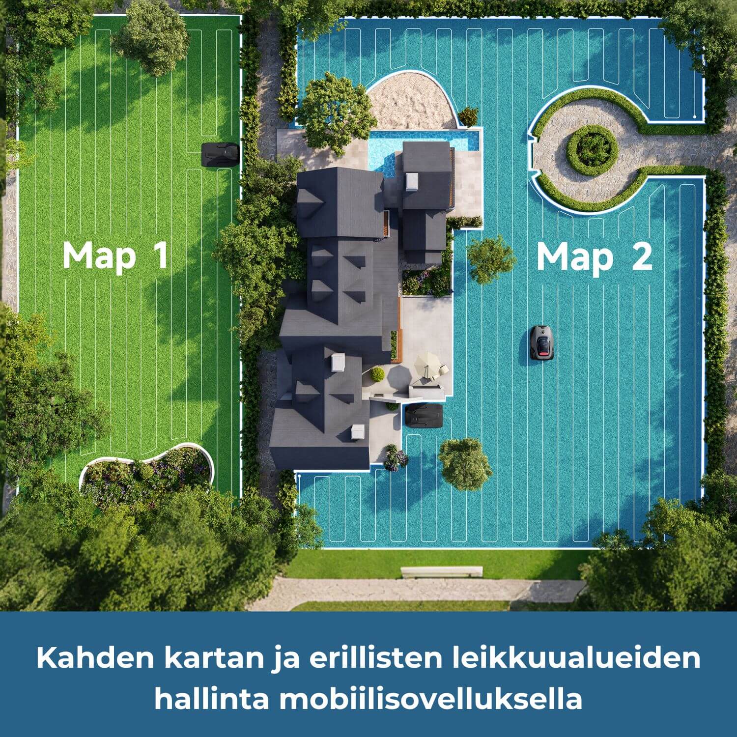 MOVA LiDAX Ultra 800 rajalangaton robottileikkuri (800 m2)