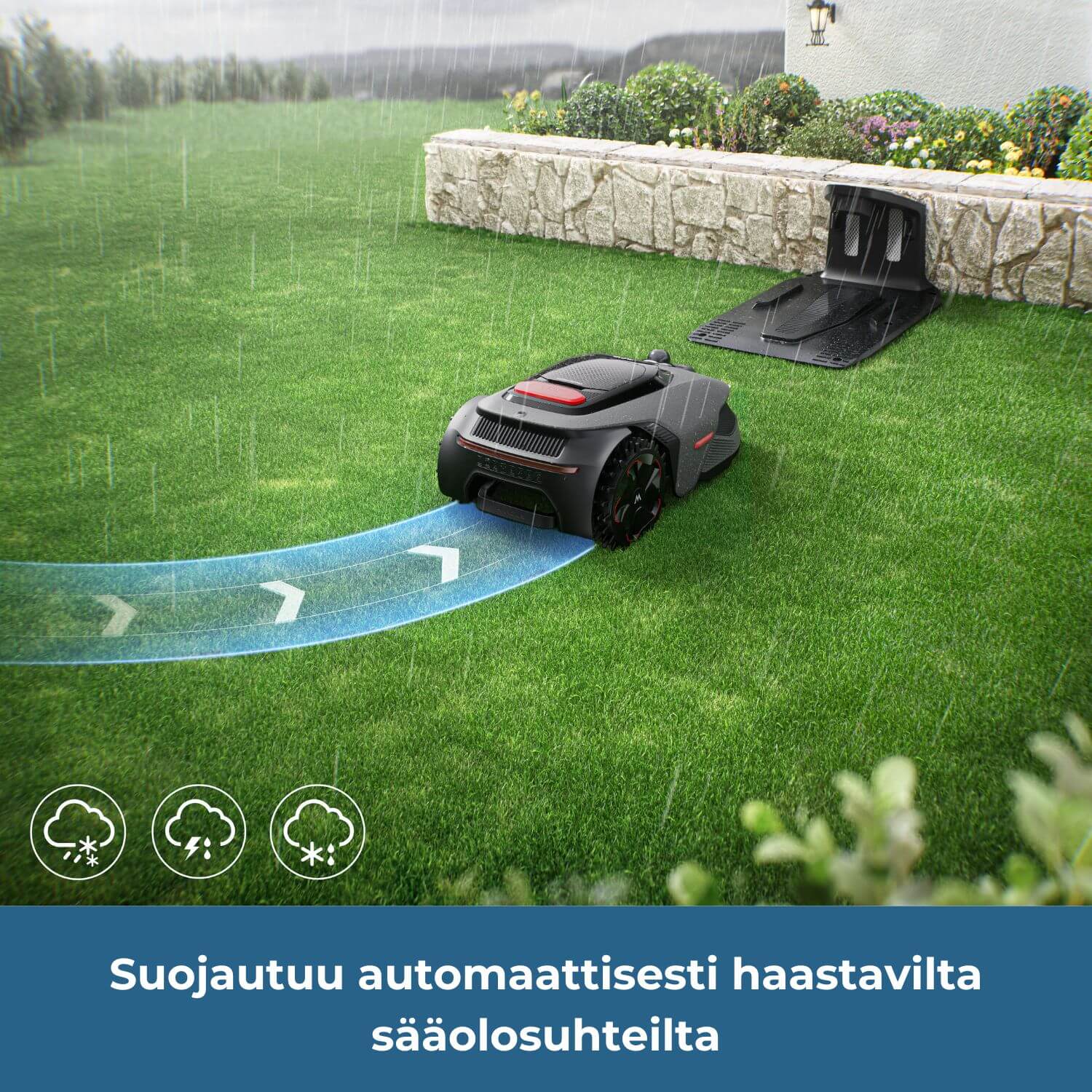 MOVA LiDAX Ultra 800 rajalangaton robottileikkuri (800 m2)