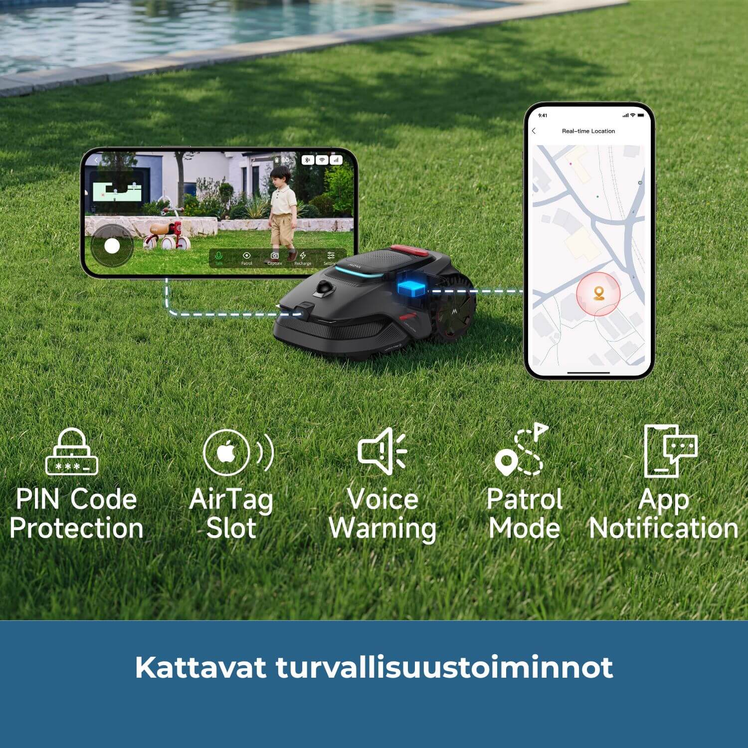 MOVA LiDAX Ultra 800 rajalangaton robottileikkuri (800 m2)