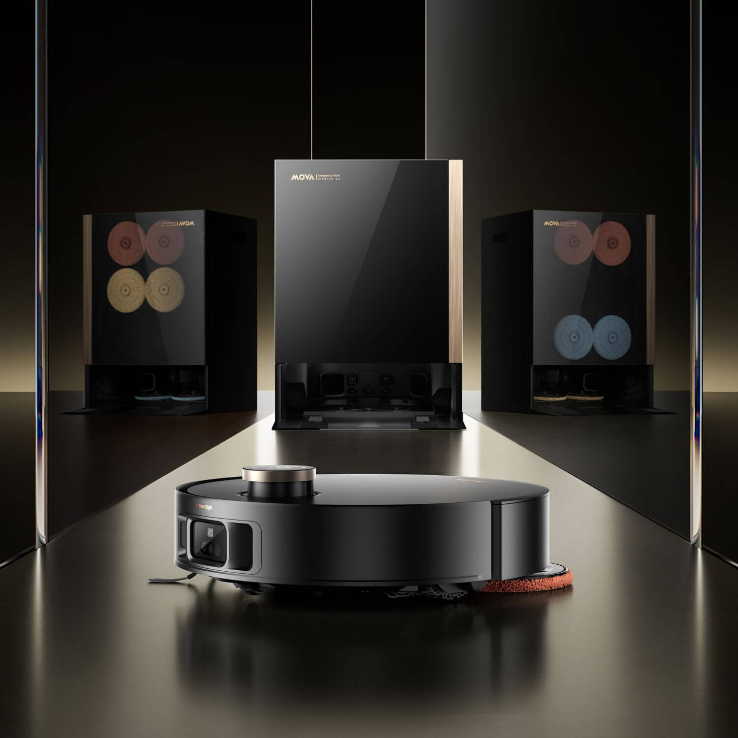 Mova Mobius 60 robotti-imuri & -moppi + puhdistustelakka