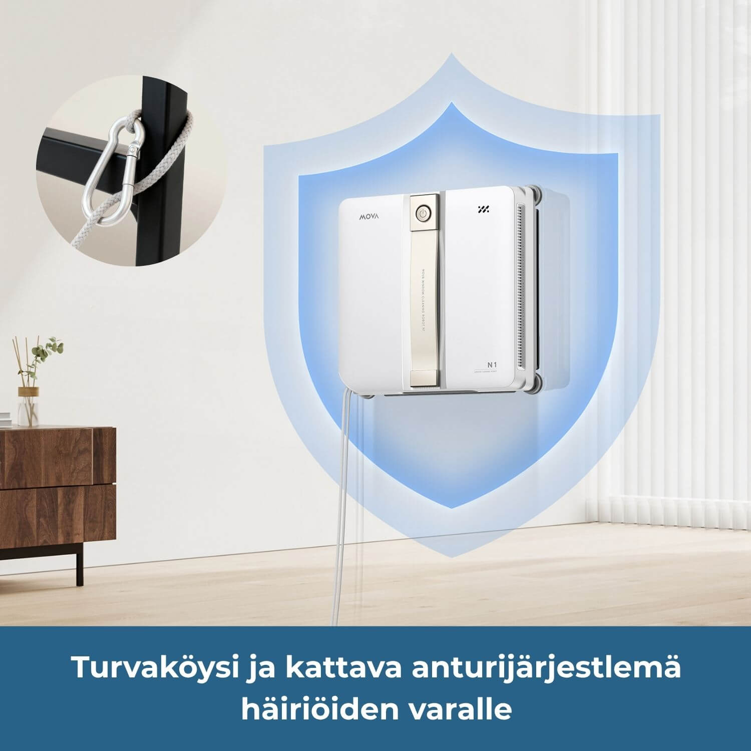 MOVA N1 -ikkunanpesurobotti