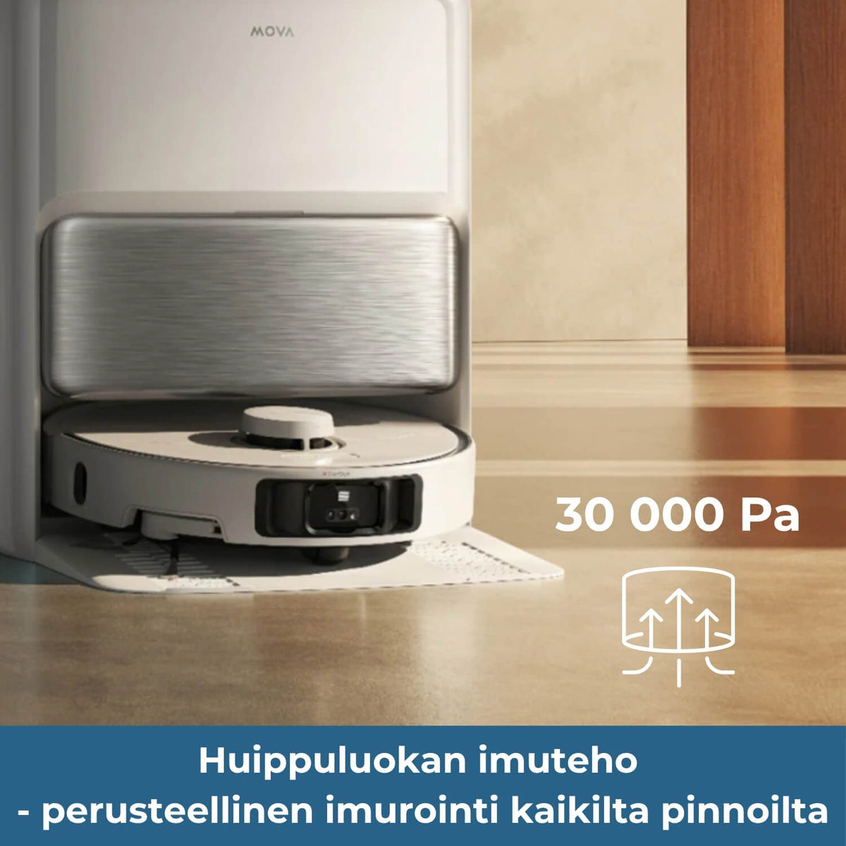 MOVA P70 Pro Ultra robotti-imuri & -moppi + puhdistustelakka