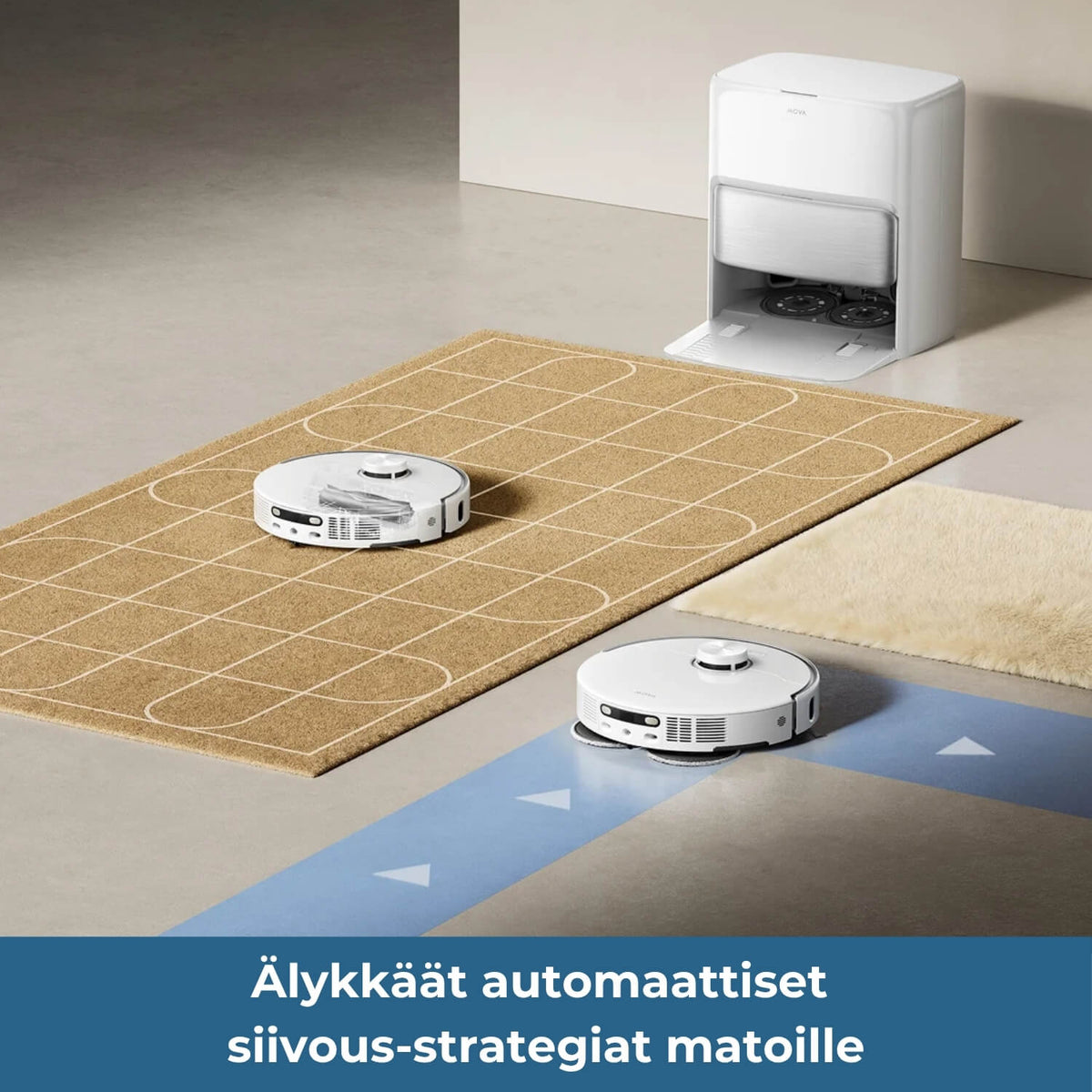MOVA P70 Pro Ultra robotti-imuri & -moppi + puhdistustelakka