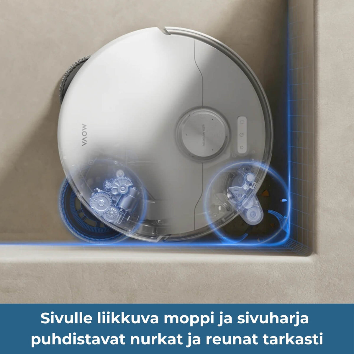 MOVA P70 Pro Ultra robotti-imuri & -moppi + puhdistustelakka