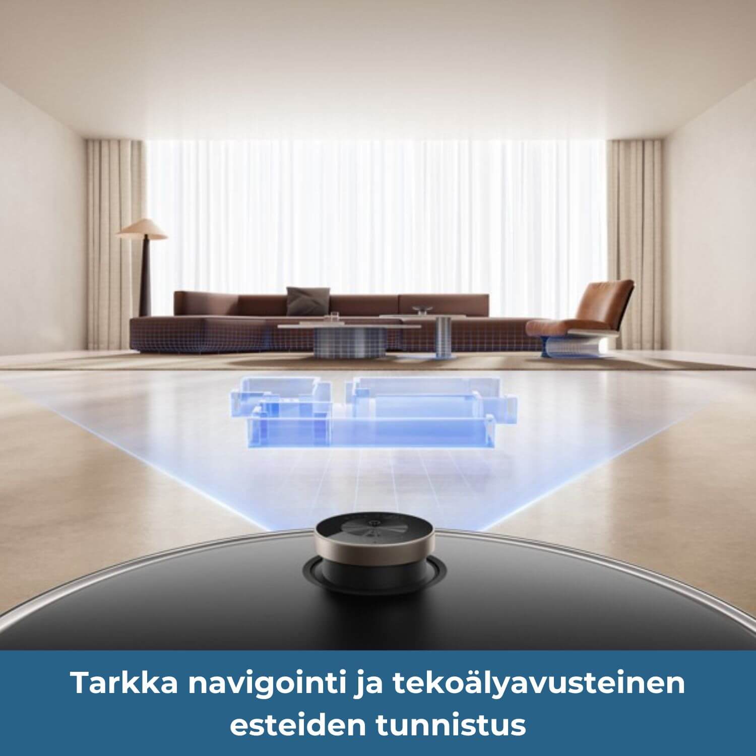  MOVA V50 Ultra tarkka navigointi ja tekoälyavusteinen esteiden tunnistus