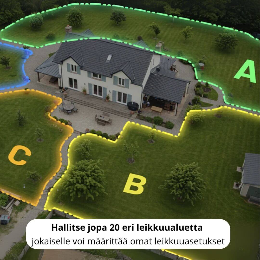 Mammotion Luba mini AWD LiDAR 1500 rajalangaton robottileikkuri (1500 m2)