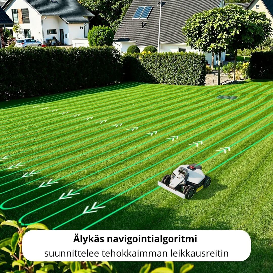 Mammotion Luba mini AWD LiDAR 1500 rajalangaton robottileikkuri (1500 m2)