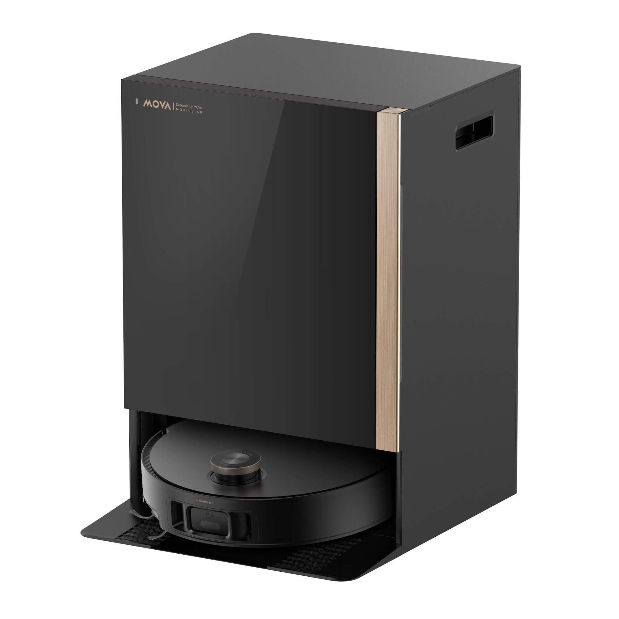 Mova Mobius 60 robotti-imuri & -moppi + puhdistustelakka