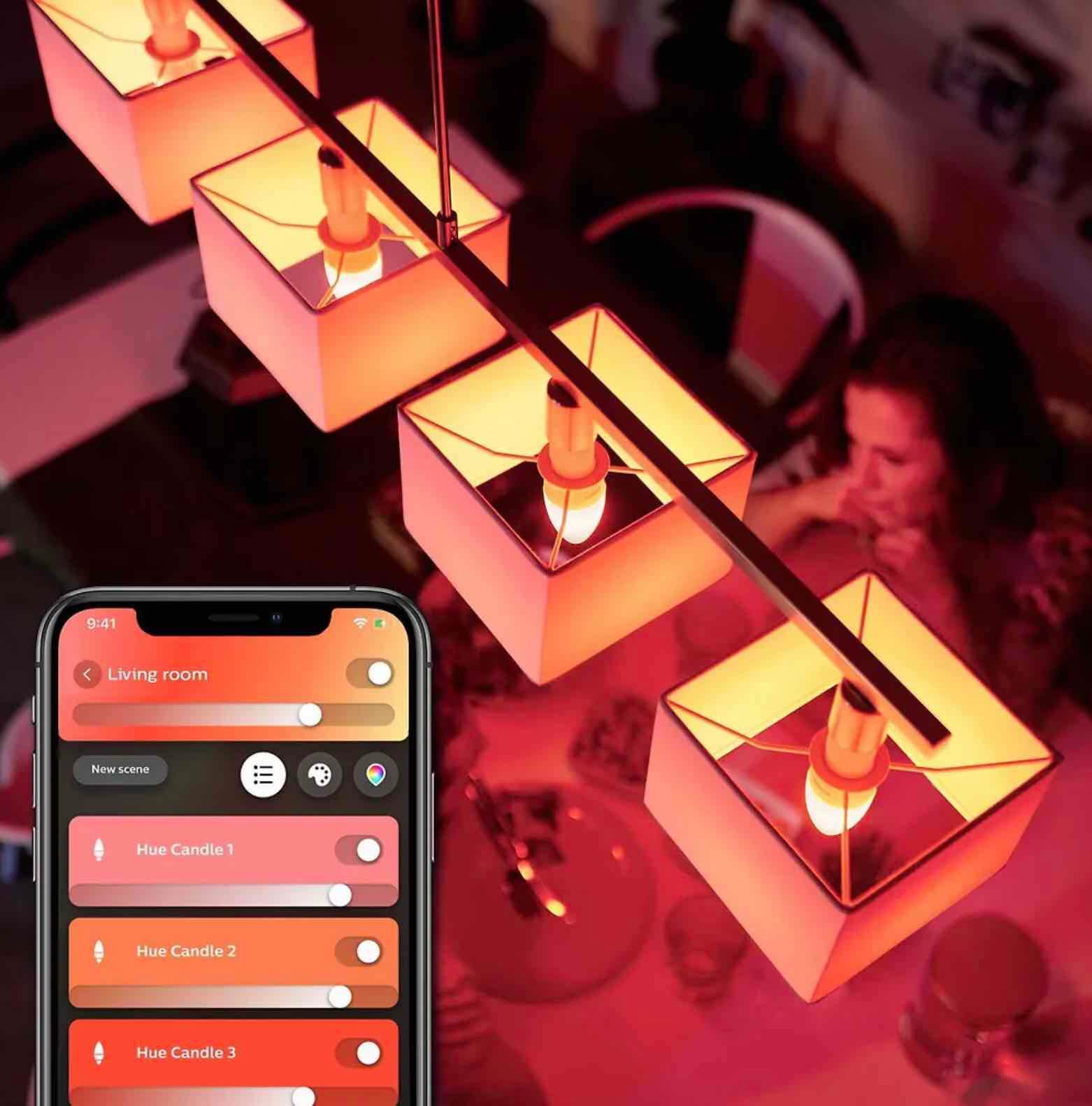 Philips Hue älylamppu E14 kaikilla väreillä, 5,3 W, Bluetooth