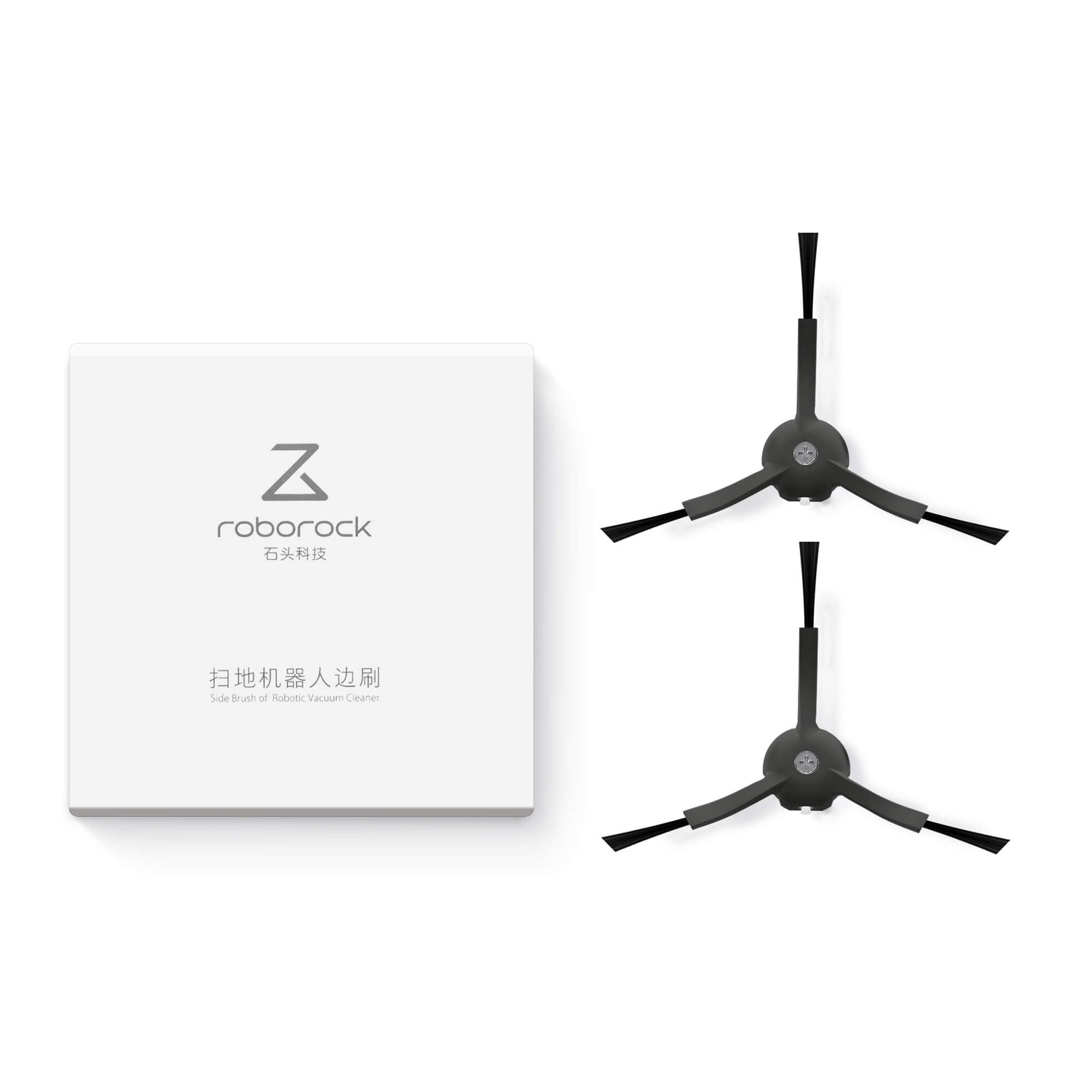 Sivuharja 2 kpl Roborock S8 MaxV Ultra, S8 Pro Ultra, S8+, S8, Qrevo, Q8 Max+, Q8 Max, Q5 Pro+, Q5 Pro, S6, S5 Musta
