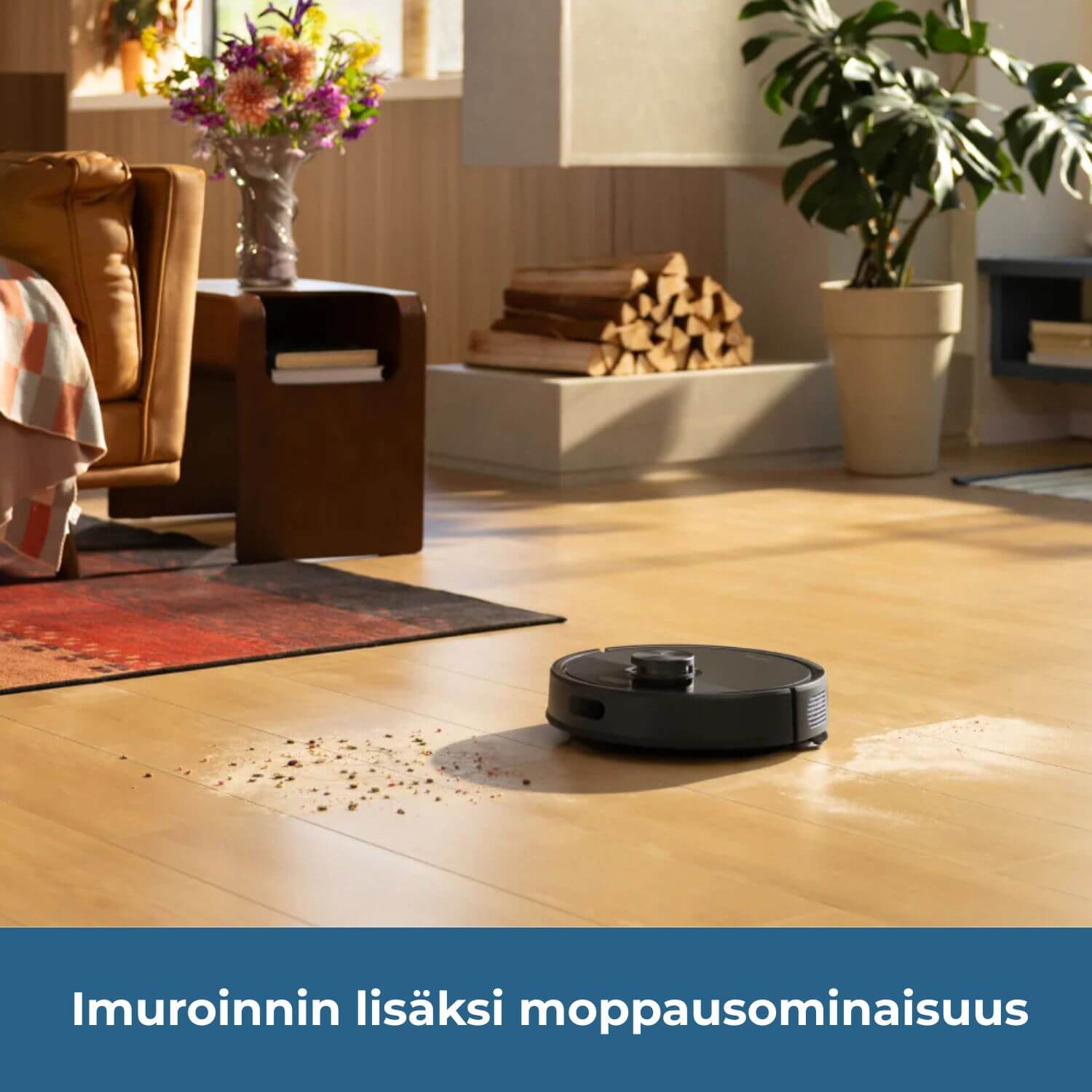 Roborock Q10 PF+ robotti-imuri & -moppi + tyhjennystelakka