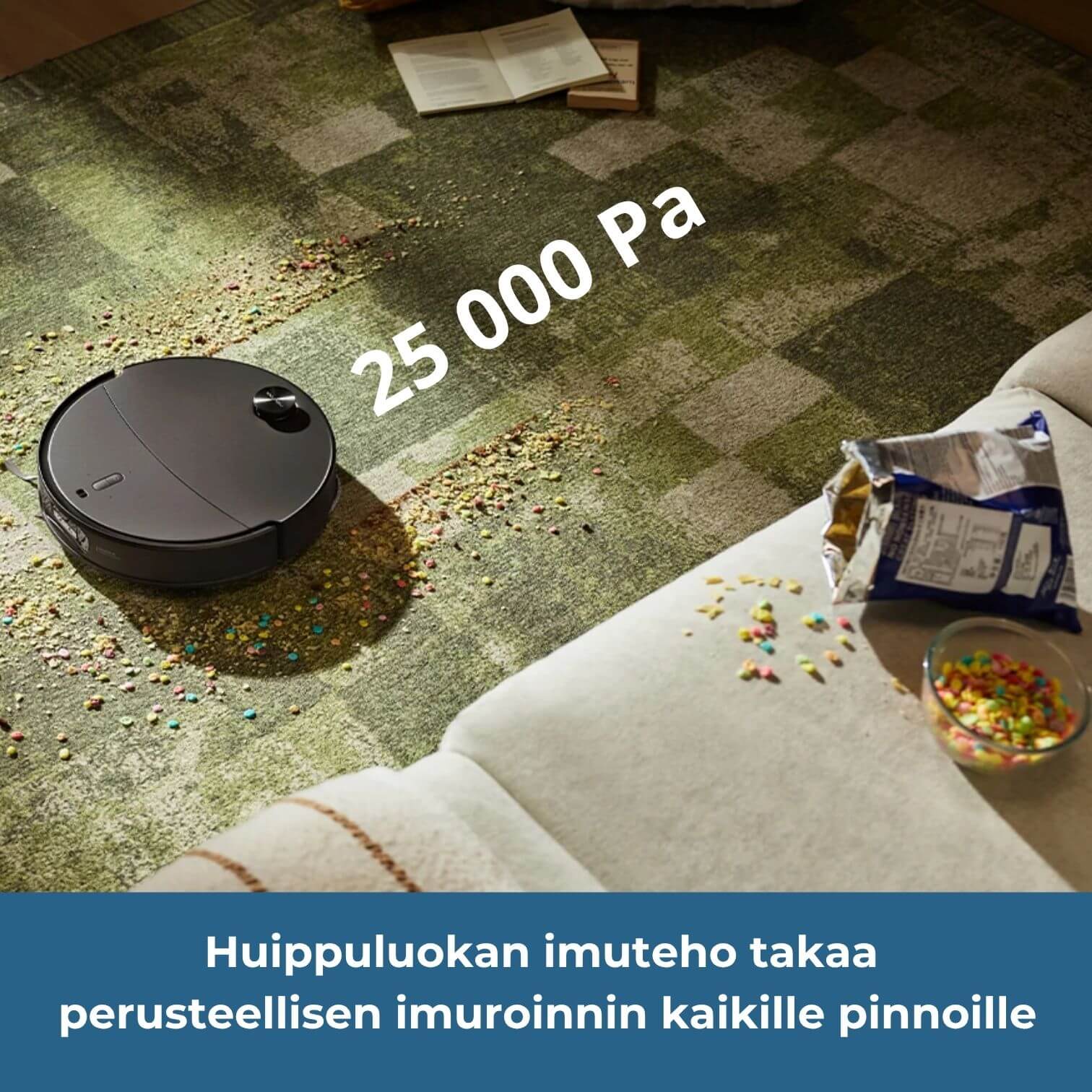 Roborock Qrevo Edge 2 robotti-imuri & -moppi + puhdistustelakka