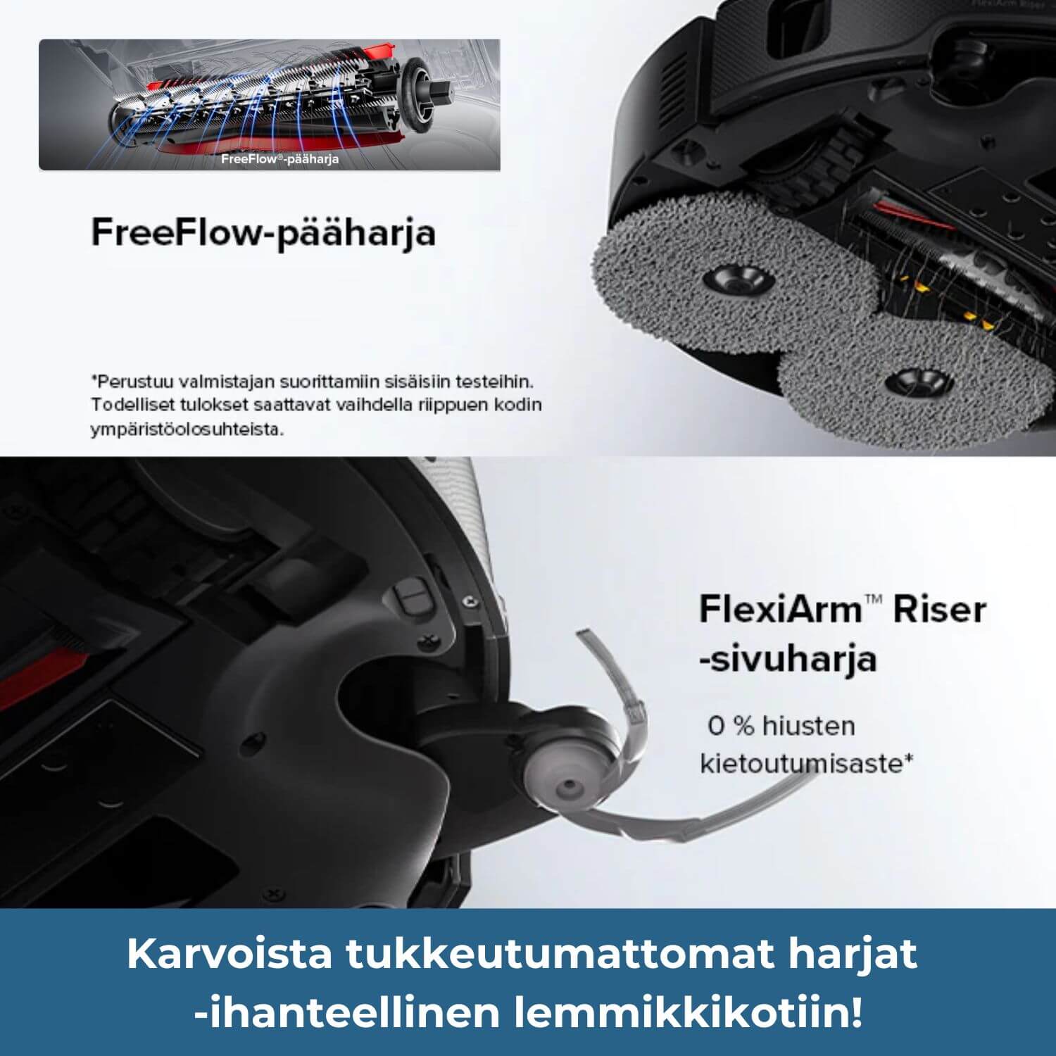 Roborock Saros Z70 robotti-imuri & -moppi + puhdistustelakka