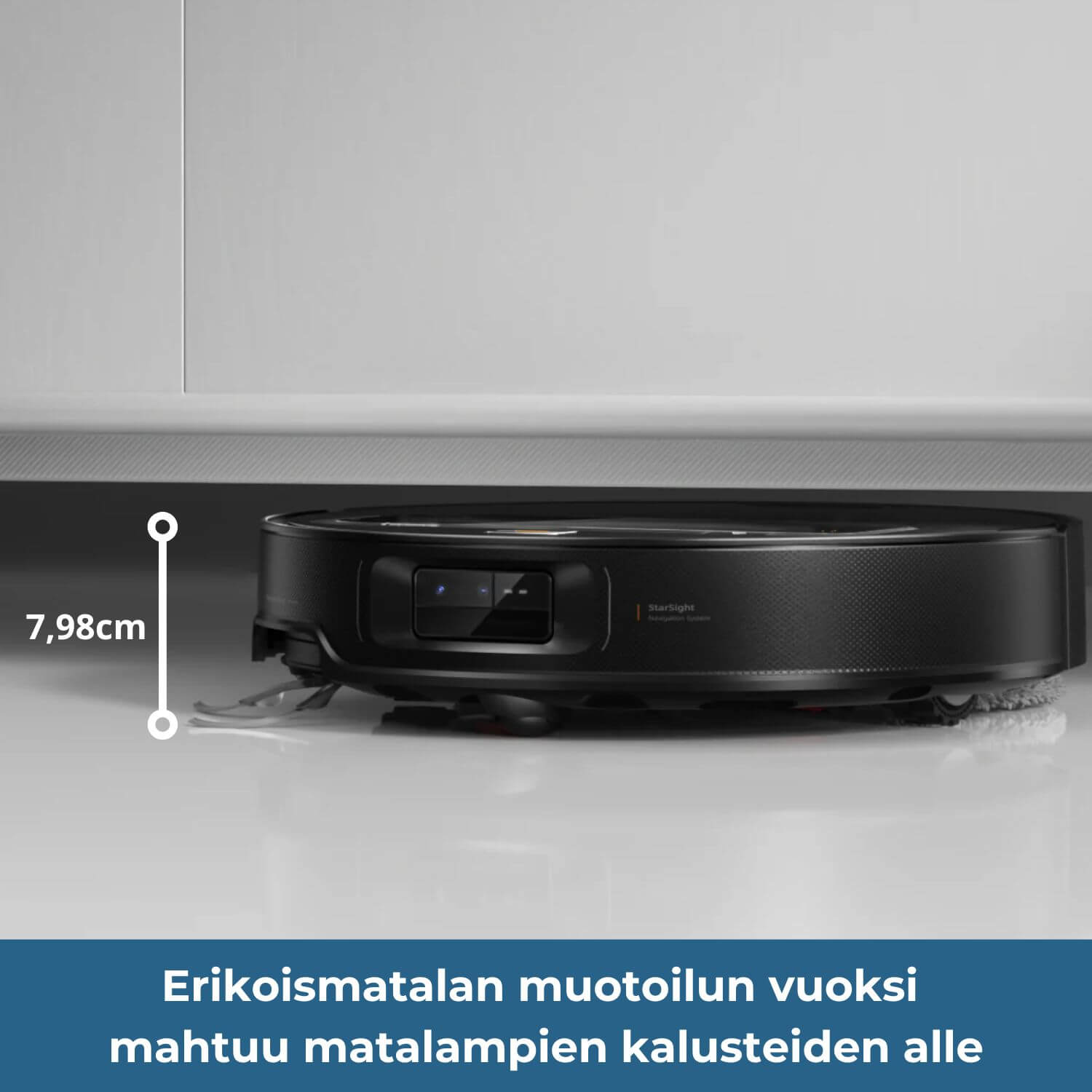 Roborock Saros Z70 robotti-imuri & -moppi + puhdistustelakka