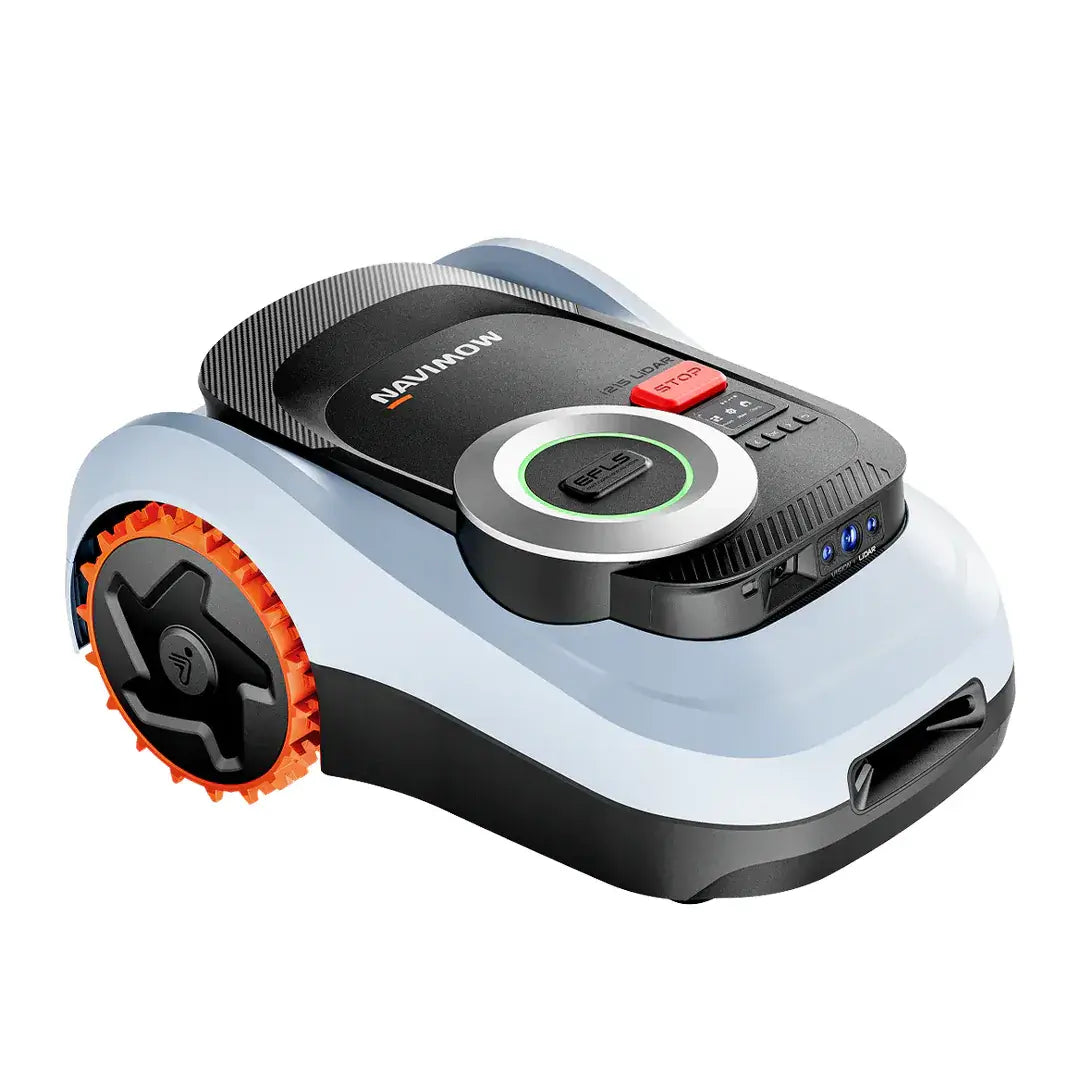 segway navimow i2E lidar pro robottiruohonleikkuri tuotekuva harmaa/musta,sivu-yläviisto