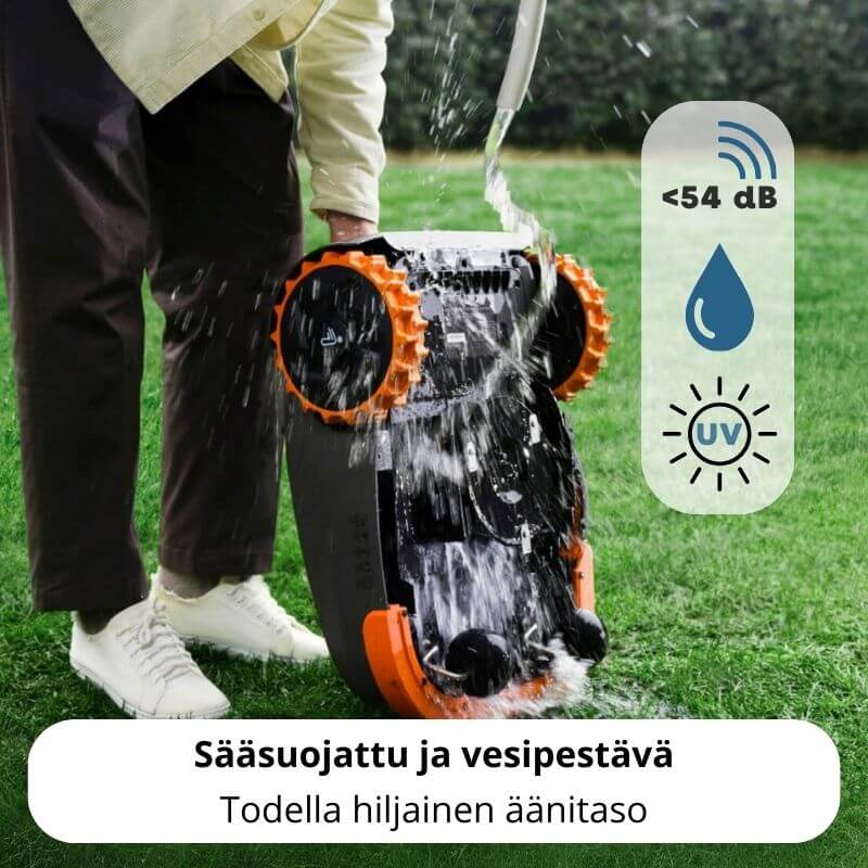 Segway Navimow H800E rajalangaton robottileikkuri GPS + VisionFence (800 m2)