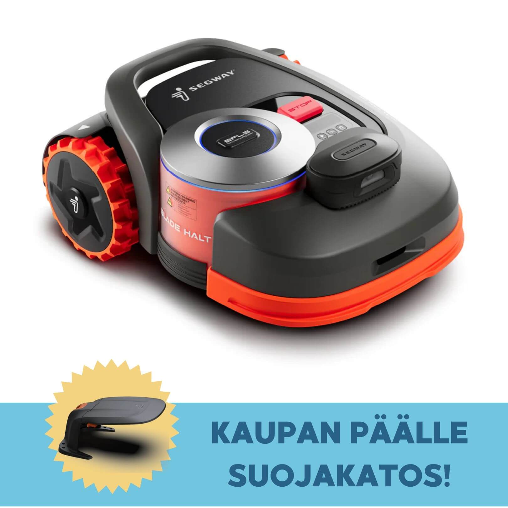 Segway Navimow H3000E rajalangaton robottileikkuri GPS + VisionFence (3000 m2)