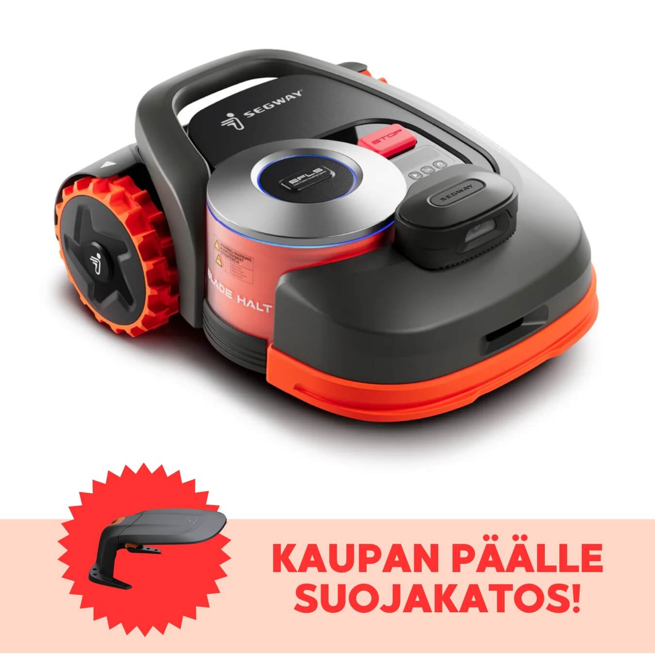 Segway Navimow H1500E rajalangaton robottileikkuri GPS + VisionFence (1500 m2)